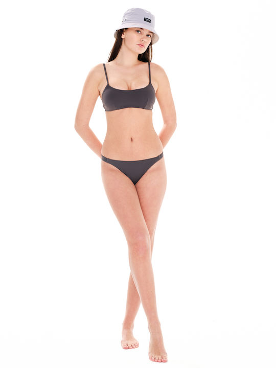 Set Bikini Μπουστάκι με Αφαιρούμενη Ενίσχυση & Brazil Μαύρο