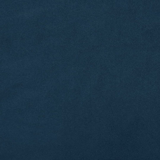 Two-Seater Couch Bed Velvet Blue 220x100x69 cm
