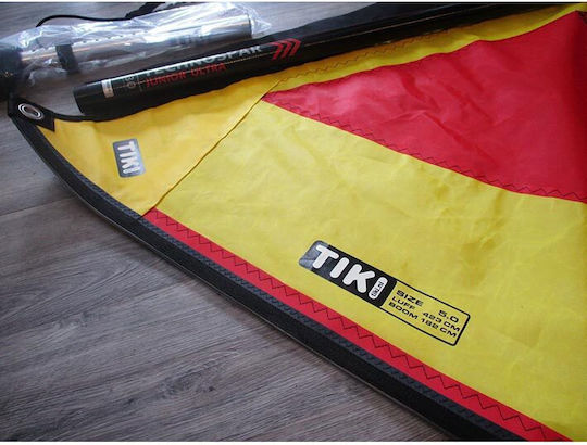 Trainer 5,0 Dacron Sail - Ολοκληρωμένο Σετ Πανί Για Windsurf Με Rdm Epoxy Άλμπουρο - Τικι
