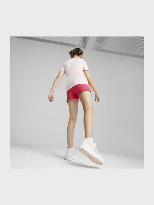 Kinder-Set mit Shorts Sommer 2Stück Pink