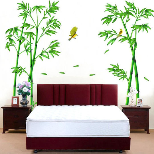 Dekorative Sticker für Möbel und Wand, Bambus Pflanzen und Vögel Colibry, 295 X 165 Cm, Original Deals