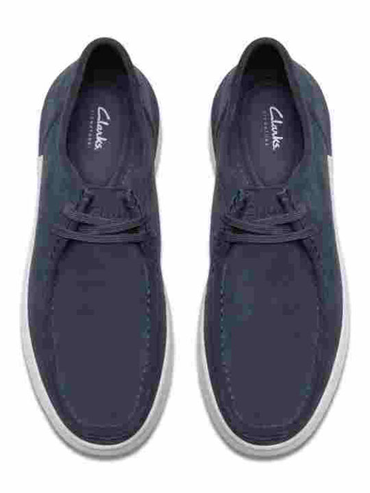 Casual Courtlite Seam Navy Suede Men's Anatomic Leather Casual Shoes Blue