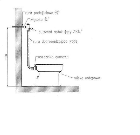 Pressable External Flushometer Valve 20480