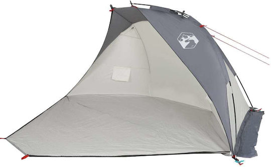vidaXL Beach Tent For 4 People Gray