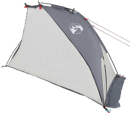 vidaXL Beach Tent For 4 People Gray