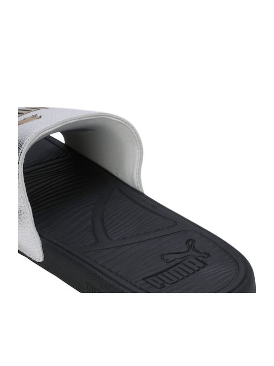 Cat 2.0 Women's Slides Silver