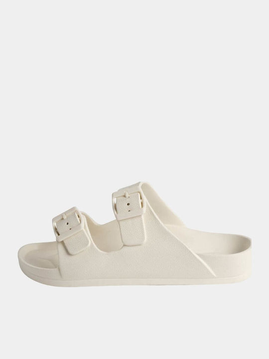 Frauen Flip Flops in Beige Farbe