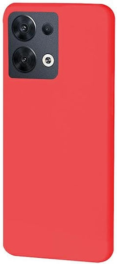 Beline Back Cover Σιλικόνης Κόκκινο (Oppo Reno8)