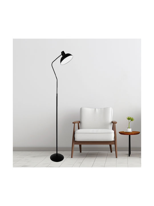 Inlight Lampă de podea Î150xL34cm. cu Soclu pentru Bec E27 Negru