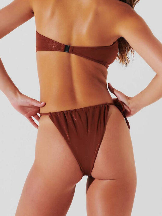 Karl Lagerfeld Bikini Zeichenfolge Copper