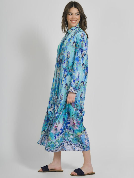 Ble Resort Collection Καφτάνι Παραλίας Τιρκουάζ