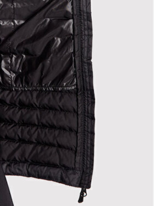 Sirdal Women's Short Puffer Jacket for Winter Black