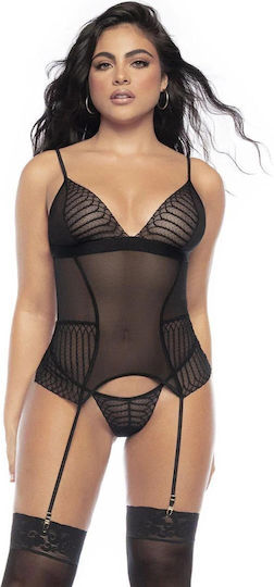 Mapale Sexy Dessous-Set Schwarz 8792-BL