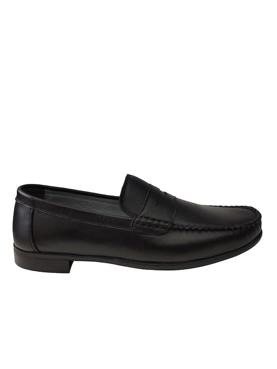 Gale Men's Leather Moccasins Black