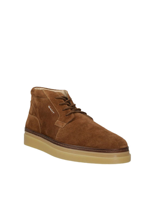 Gant Men's Leather Boots Tabac Brown