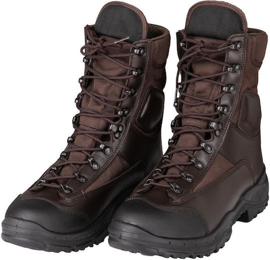 Militärische Stiefel aus Mesh Braun