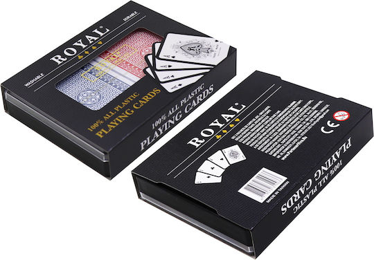 AS Royal Canasta Set Pachet de cărți 2 bucăți Plastică pentru Poker
