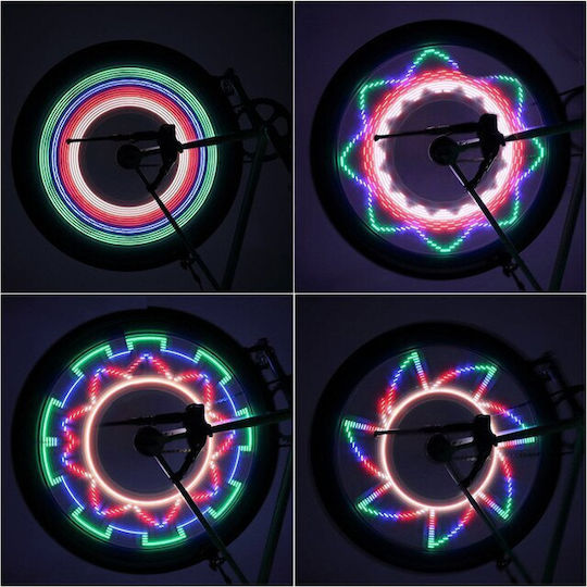 Lumina dinamică Rgb Led Bike Light, compatibilitate universală, Premium, 16 Smd, oferte originale