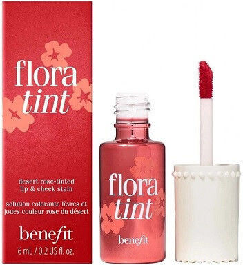 Υγρό Ρουζ Για Μάγουλα Και Χείλη, Benefit, Flora Tint, 6 Ml