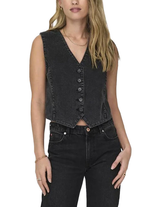 Only Short Women's Vest Black