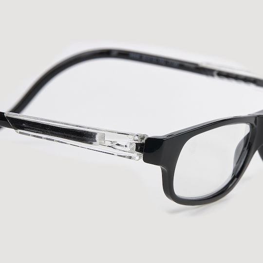 Reading Glasses +2.50 with Magnet in Black color AG-A008