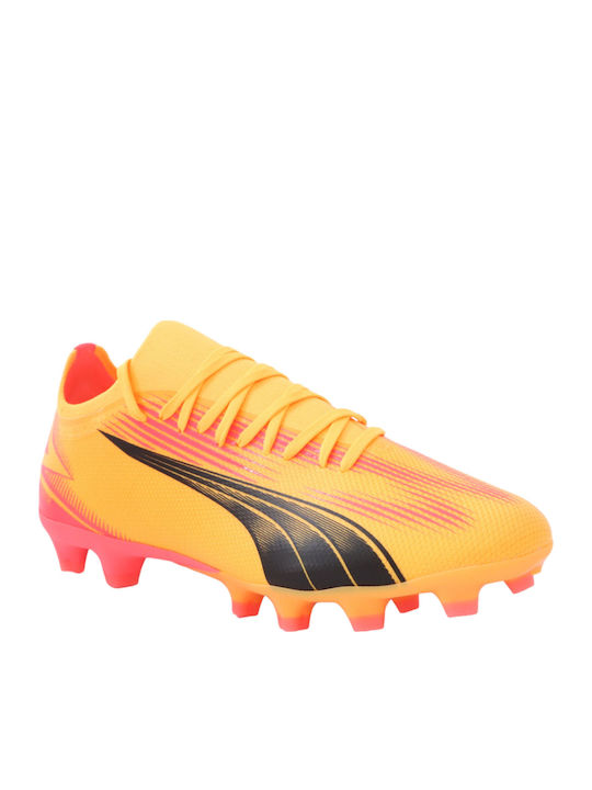 PUMA Ultra Match Football Shoes with Cleats Orange