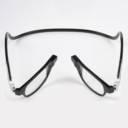 Reading Glasses +3.50 with Magnet in Black color AG-A008