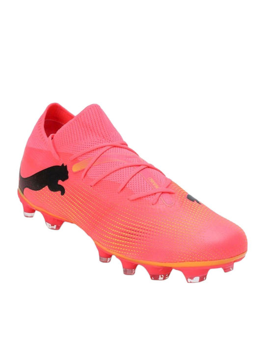 PUMA Future 7 Match Football Shoes with Cleats Orange