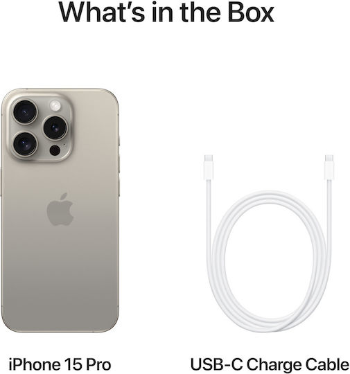Apple iPhone 15 Pro (8GB/128GB) Natural Titanium