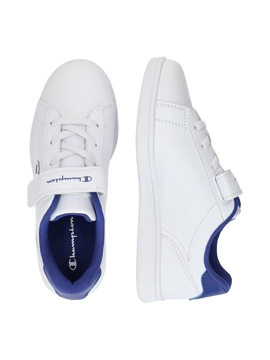 Champion Παιδικά Sneakers Court Λευκά