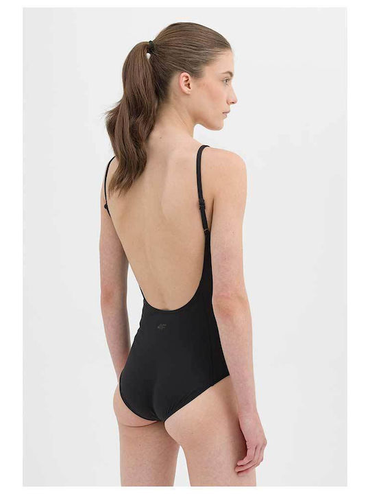 4F Frauen Bodysuit Schwarz