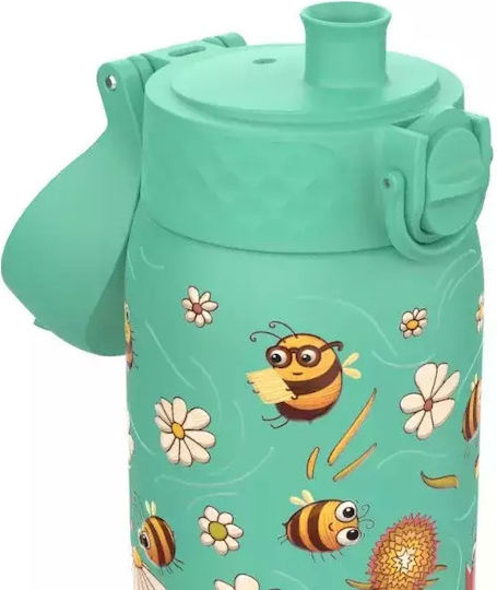 Ion8 Kids Water Bottle Thermos Stainless Steel with Straw Non Spill Green 320ml