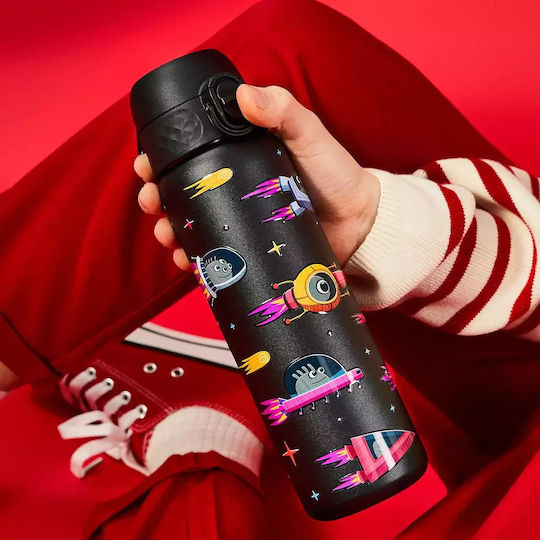 Ion8 Sticlă Pentru Copii Plastică Neagră 600ml