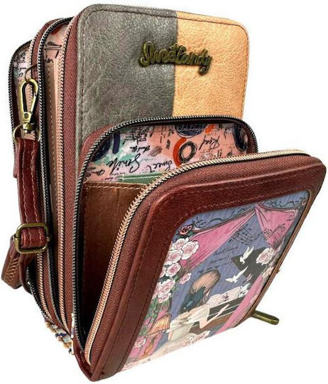Frauen Geldbörse Brieftasche Brieftasche Fall Handytasche Sweet Candy Campo