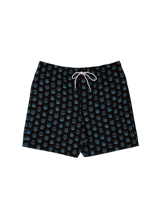 Santa Cruz Swimshorts Sw Faces - Black