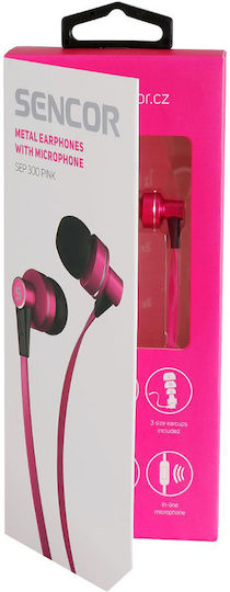 Sencor In-ear headphones In Ear Pink SEP 300 MIC