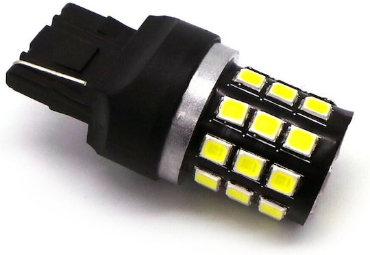 Лампи Автомобила W21W / DRL / W3x16d Canbus LED 5500К Хладно бяло 12V / 24V 1бр