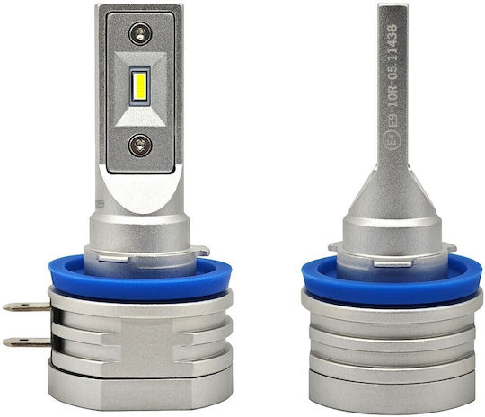 Λάμπες Αυτοκινήτου H11B / H8B / H9B / DRL Canbus LED 5000K Ψυχρό Λευκό 30V / 12V / 24V 2τμχ