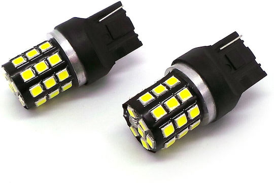 Лампи Автомобила W21W / DRL / W3x16d Canbus LED 5500К Хладно бяло 12V / 24V 1бр