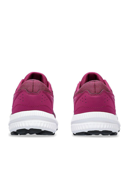 Contend 8 Gs Kids Sports Shoes Running with Laces Purple