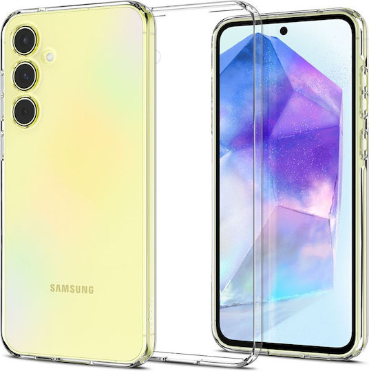Spigen Liquid Crystal Back Cover Plastic / Silicone Transparent (Galaxy A55)