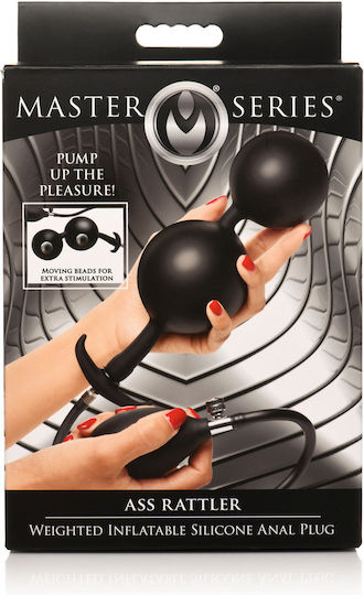Master Series | Ass Rattler | Aufblasbarer Anal-Keil mit Gewicht