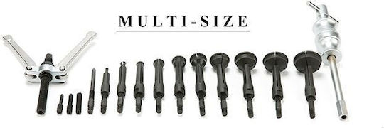 16 Pcs Bearing Extractor Set With Slidding Hammer