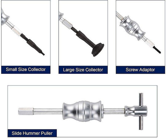 16 Pcs Bearing Extractor Set With Slidding Hammer