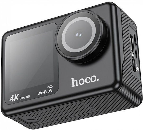 Hoco DV101 Action Camera HD (720p) Υποβρύχια (με Θήκη) με Οθόνη 3" και Wi-Fi Μαύρη