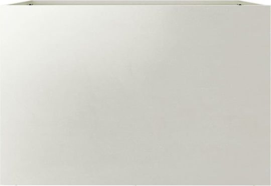 vidaXL Silber Blumenkasten Metallisch Silver 62x46x47cm.