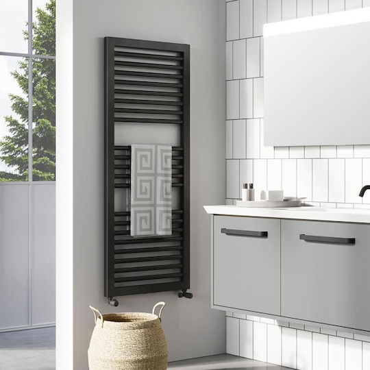 Altherm Релса за кърпи за Баня 1200x400 842ккал/ч Черен
