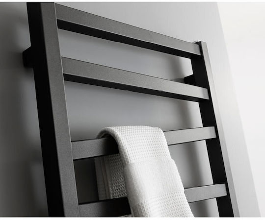Altherm Релса за кърпи за Баня 1400x500 1120ккал/ч Черен