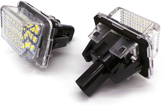 Светлини за регистрационната табела LED 12V за Mercedes-Benz SL / C Class / CL Class / CLS Class / E Class / CLA Class Mini Кабрио 2бр