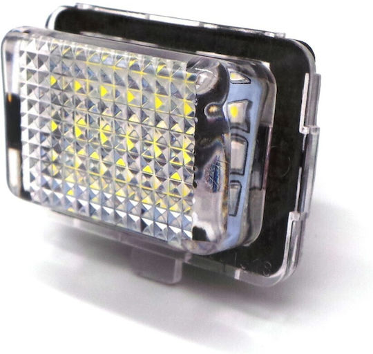 Светлини за регистрационната табела LED 12V за Mercedes-Benz SL / C Class / CL Class / CLS Class / E Class / CLA Class Mini Кабрио 2бр